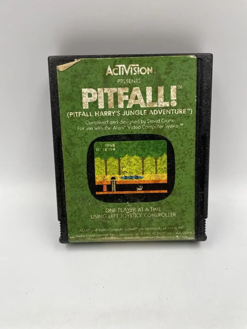Pitfall Atari 2600 Orig 1982 Game Cartridge Activision Harry's Jungle Adventure